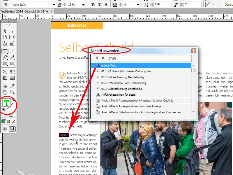 Tipps &amp; Tricks zu Adobe InDesign: Zeichen- und Absatzformate blitzschnell anlegen und anwenden