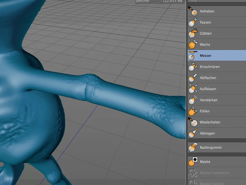 Neu in Release 15 - Verbesserte und neue Sculpting-Werkzeuge, technisches Sculpting