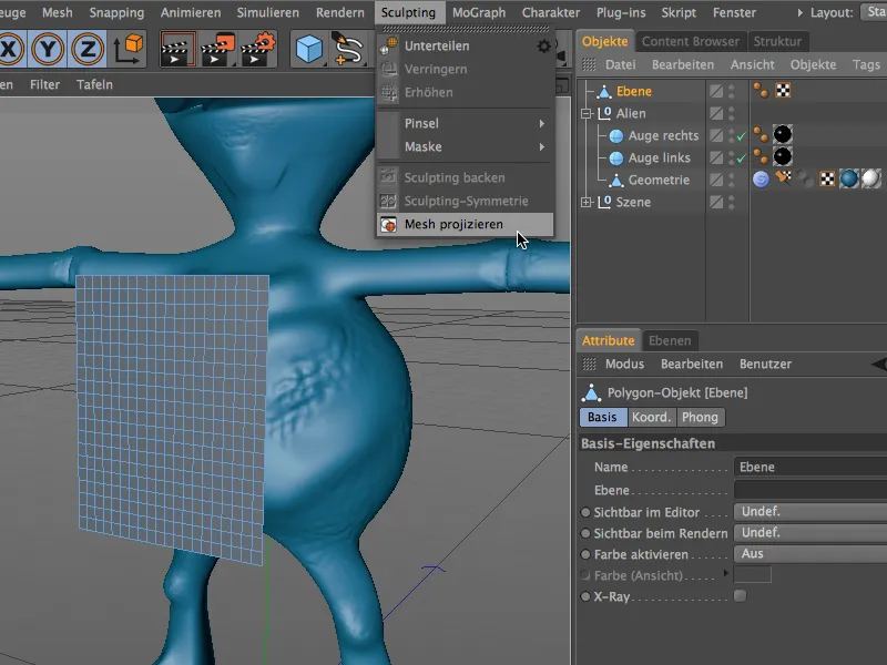 Neu in Release 15 - Verbesserte und neue Sculpting-Werkzeuge, technisches Sculpting