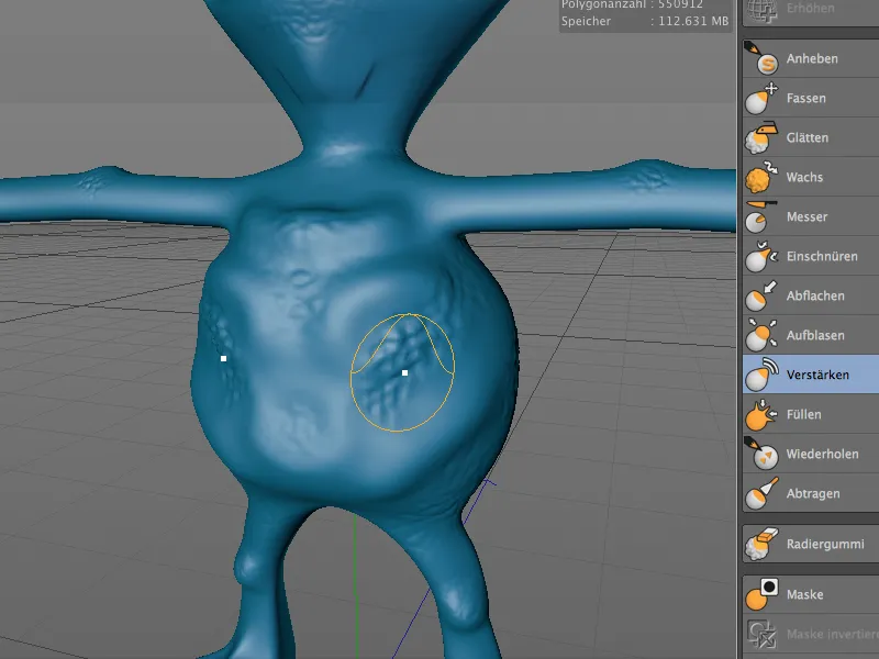 Neu in Release 15 - Verbesserte und neue Sculpting-Werkzeuge, technisches Sculpting