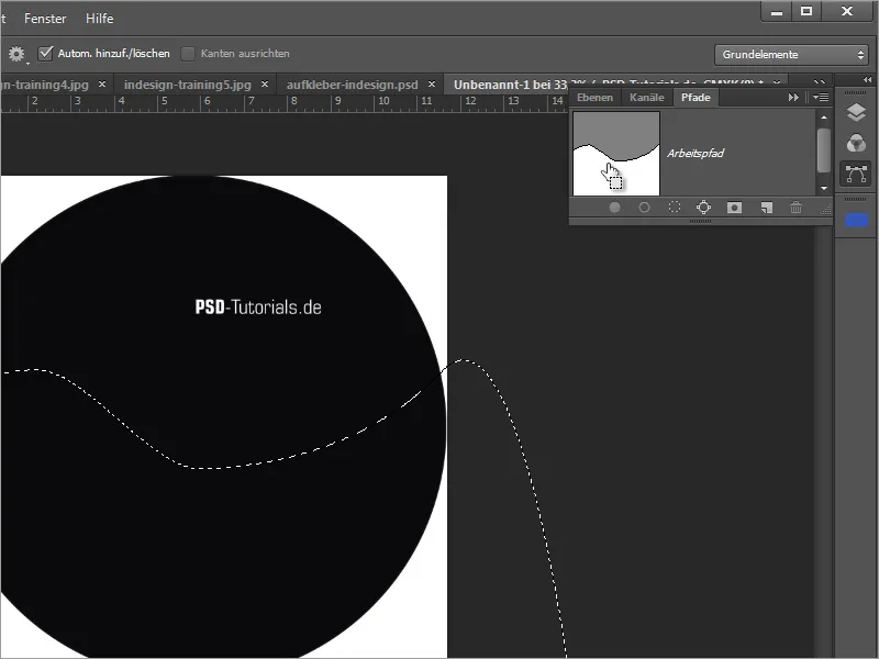 DVD-Cover und DVD-Label gestalten - Teil 3: Label erstellen in Photoshop