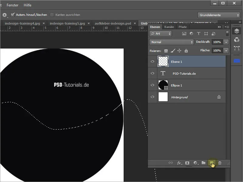 DVD-Cover und DVD-Label gestalten - Teil 3: Label erstellen in Photoshop