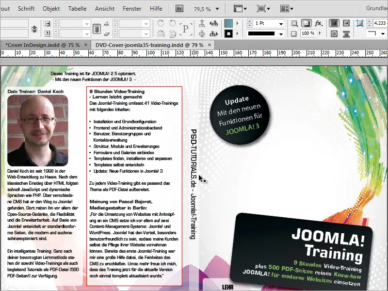 DVD-Cover und DVD-Label gestalten - Teil 3: Label erstellen in Photoshop