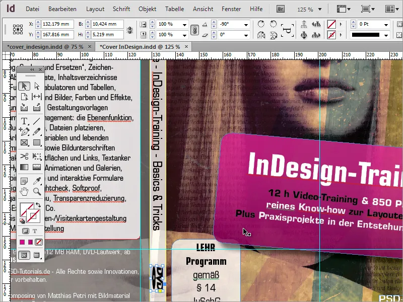 DVD-Cover und DVD-Label gestalten - Teil 3: Label erstellen in Photoshop