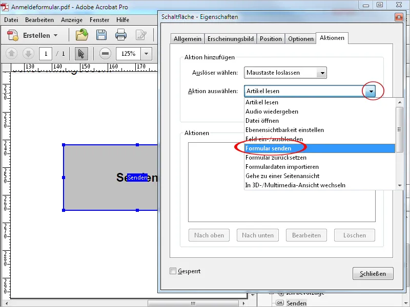 Formulare erstellen in Acrobat