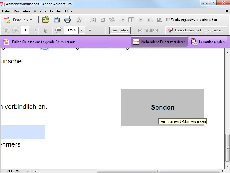 Formulare erstellen in Acrobat