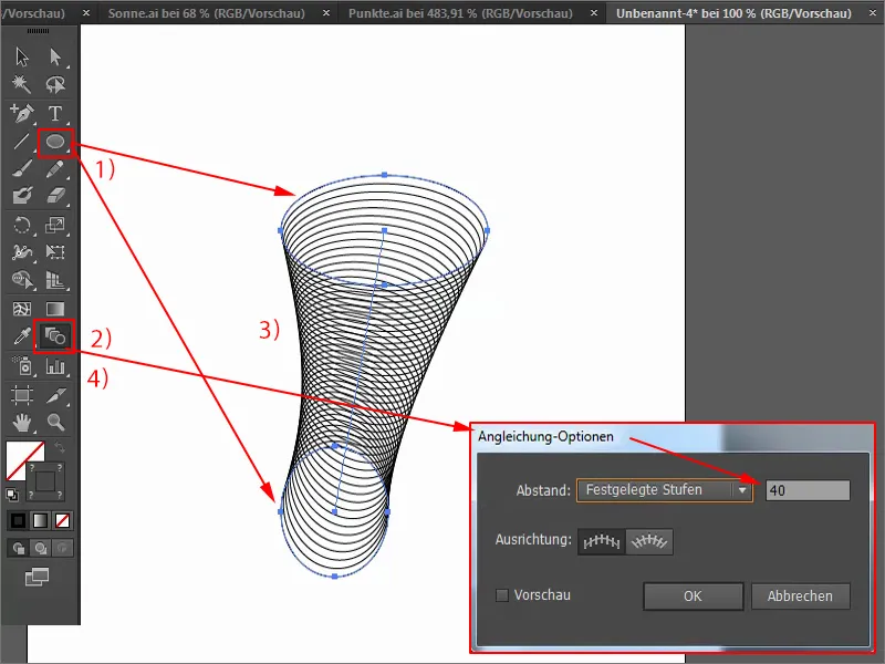 Sfaturi și trucuri pentru Adobe Illustrator: Crearea propriilor linii vectoriale Sinedots inclusiv trucul killer