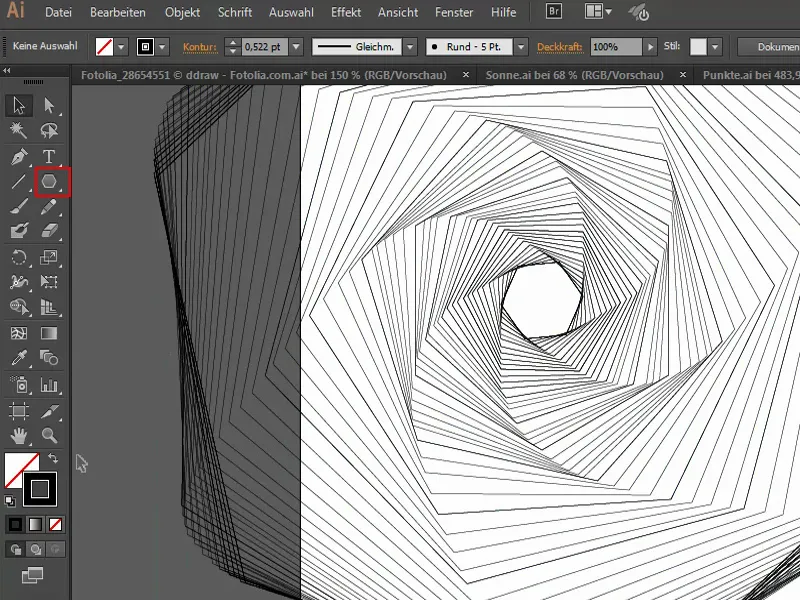 Sfaturi și trucuri pentru Adobe Illustrator: Crearea propriilor linii vectoriale Sinedots, incluzând trucul killer