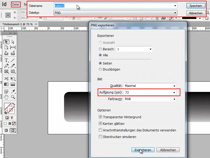 Tipps &amp; Tricks zu Adobe InDesign: Grafiken für das Web mit korrekter Auflösung exportieren