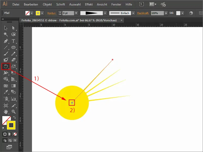 Sfaturi și trucuri pentru Adobe Illustrator: Crearea soarelui