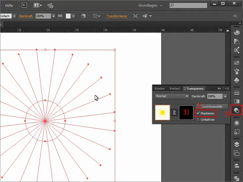 Sfaturi și trucuri pentru Adobe Illustrator: Crearea unui soare.