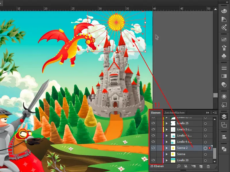 Sfaturi și trucuri pentru Adobe Illustrator: Crearea unui soare