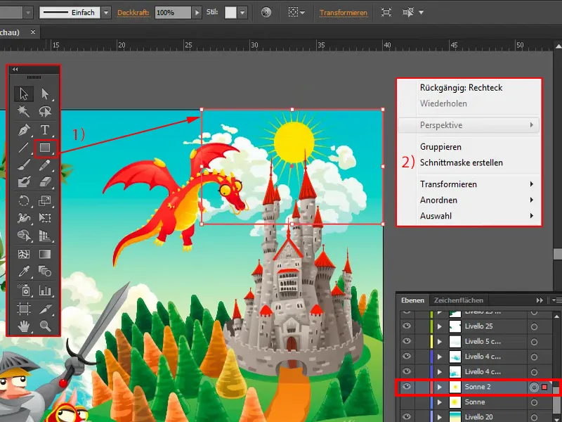 Sfaturi și trucuri pentru Adobe Illustrator: Crearea unei soare.