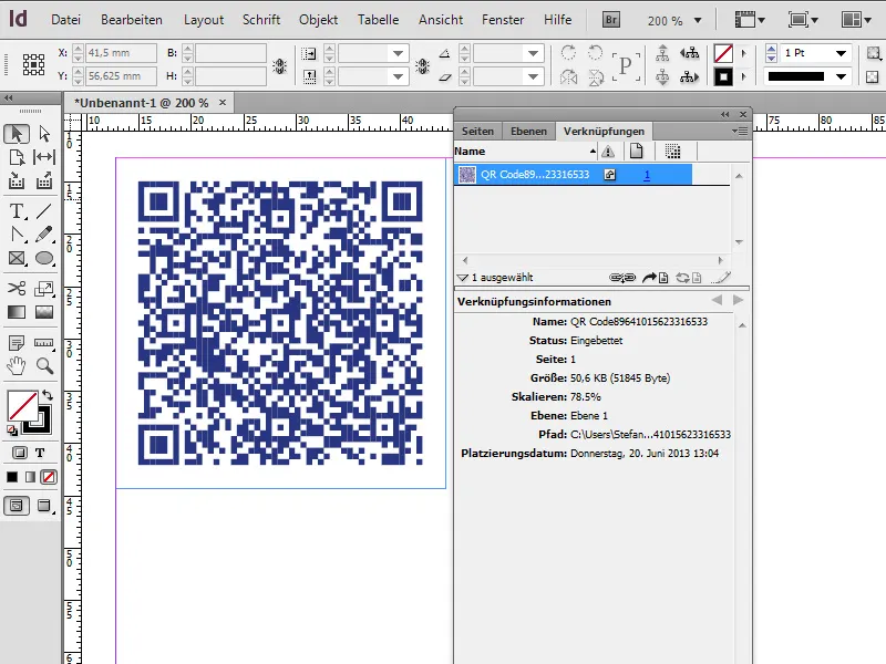 Neues in der Creative Cloud: InDesign CC 9 (Juni 2013) – QR-Codes