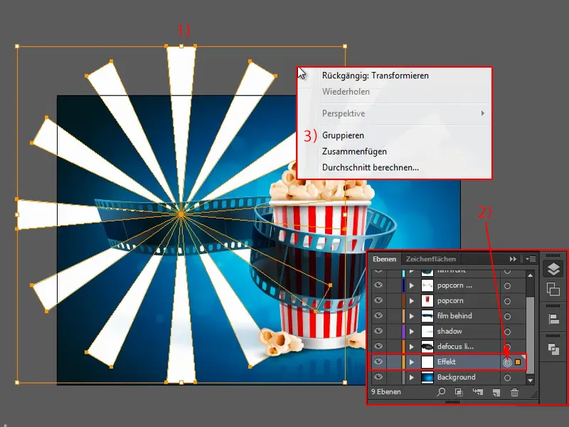 Sfaturi și trucuri pentru Adobe Illustrator: Cum să obții efectul corect de raze de soare.