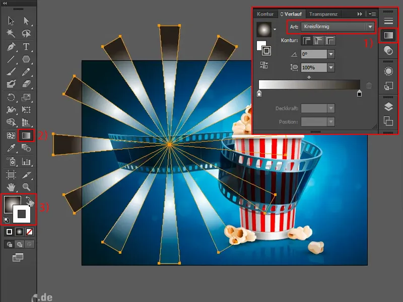 Sfaturi și trucuri pentru Adobe Illustrator: Cum să creezi efectul de raze de soare