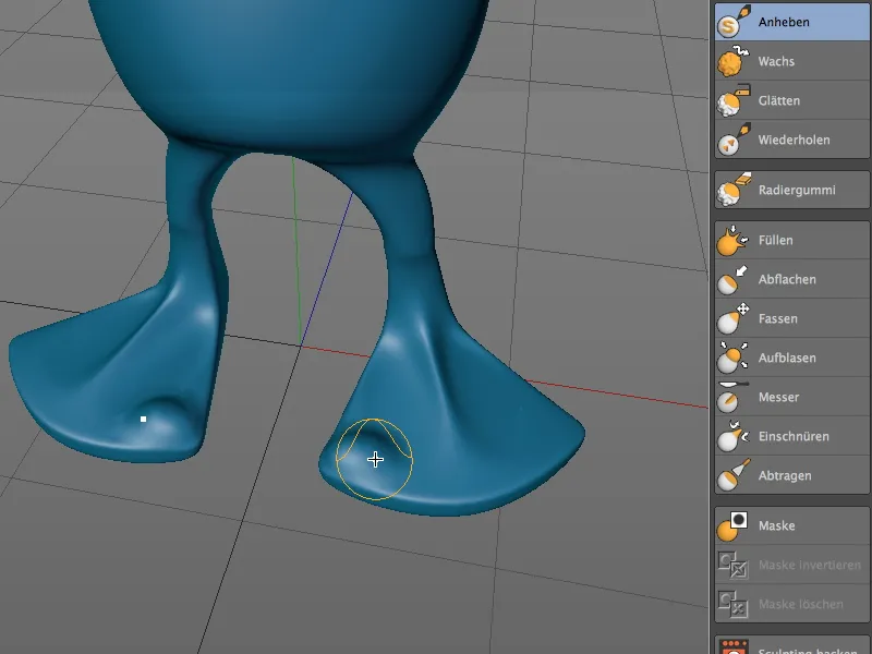 Neu in Release 14 - Modelling von Details mit Sculpting