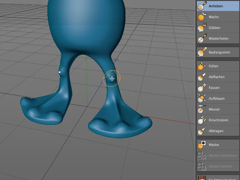 Neu in Release 14 - Modelling von Details mit Sculpting