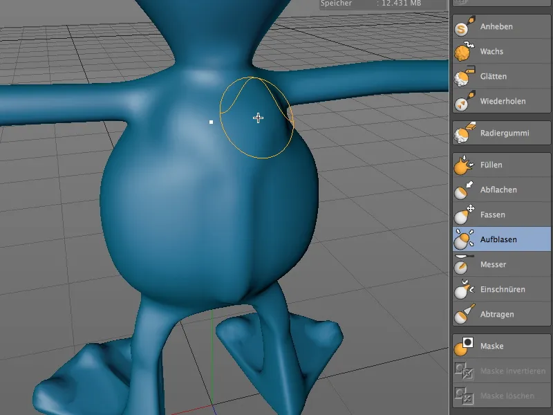 Neu in Release 14 - Modelling von Details mit Sculpting