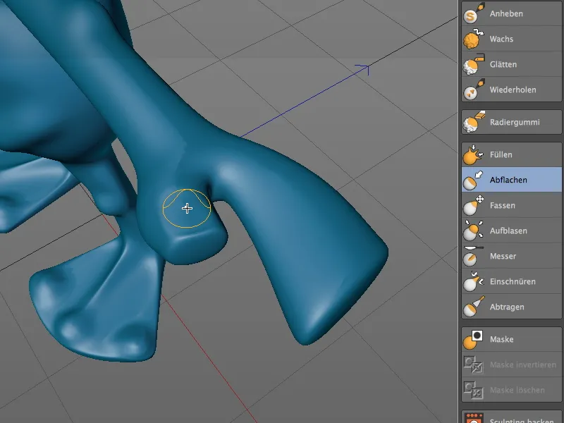 Neu in Release 14 - Modelling von Details mit Sculpting