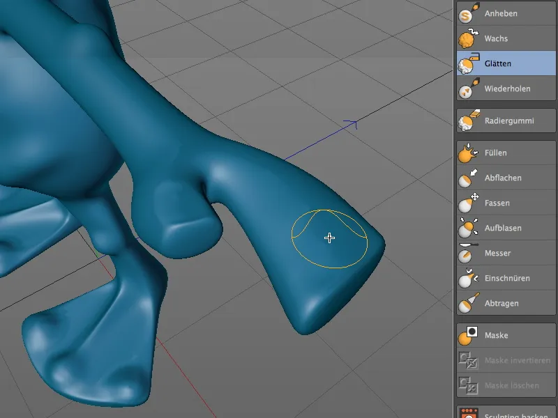 Neu in Release 14 - Modelling von Details mit Sculpting