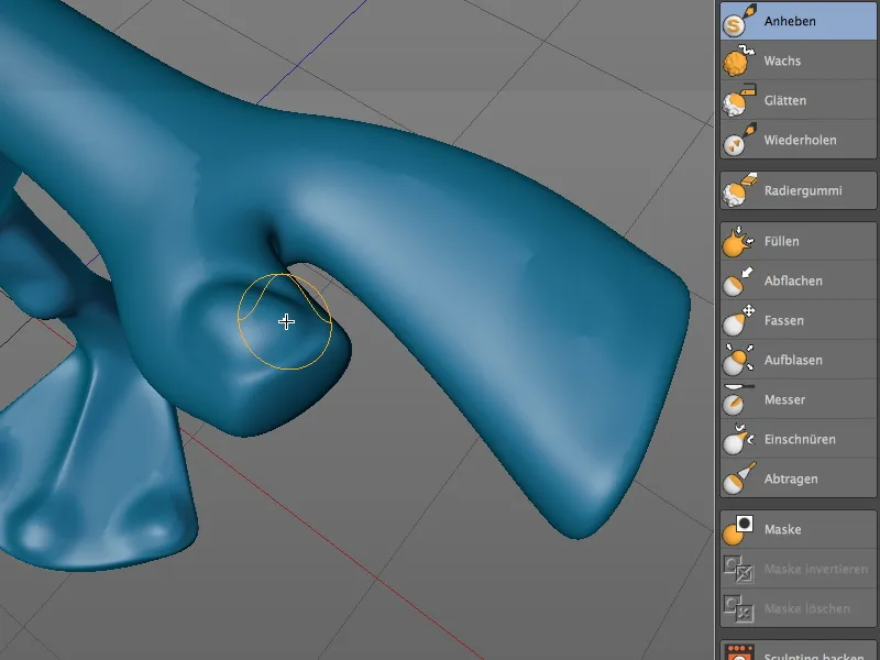 Neu in Release 14 - Modelling von Details mit Sculpting