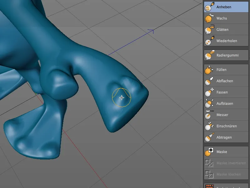 Neu in Release 14 - Modelling von Details mit Sculpting