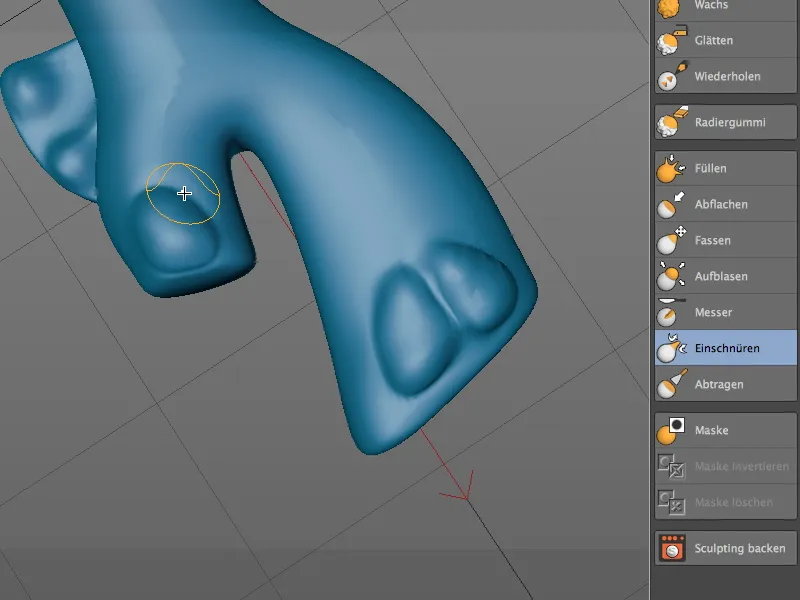 Neu in Release 14 - Modelling von Details mit Sculpting