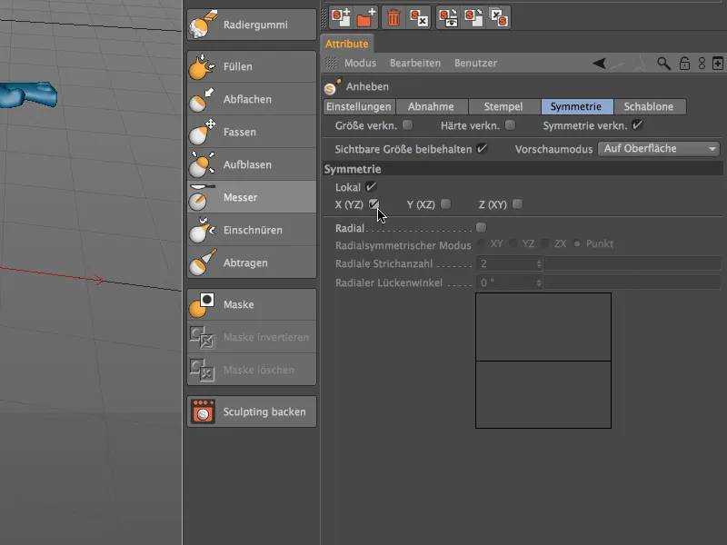 Neu in Release 14 - Modelling von Details mit Sculpting