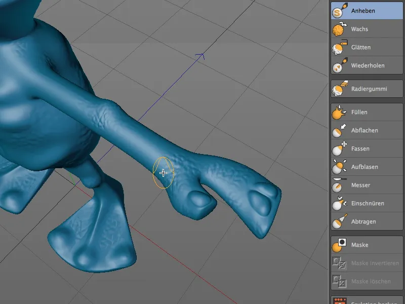 Neu in Release 14 - Modelling von Details mit Sculpting