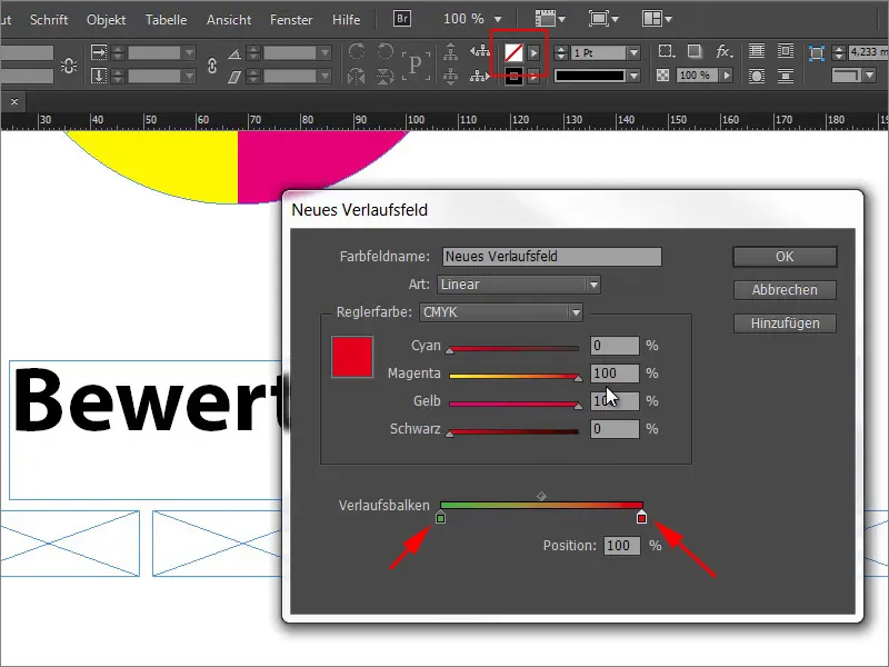 Câmpuri colorate multiple în InDesign