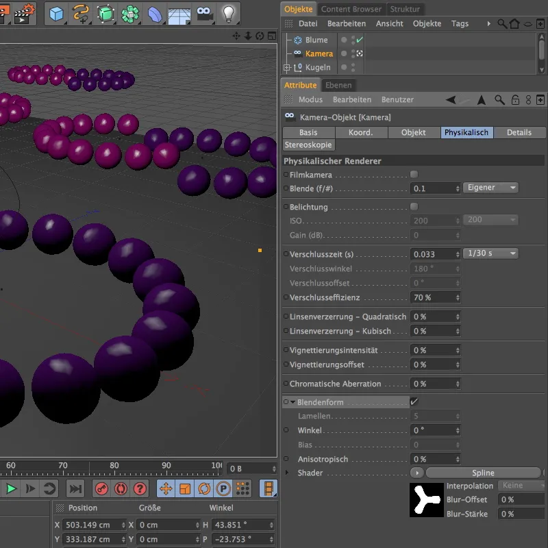 Neu in Release 13 - Physikalische Kamera