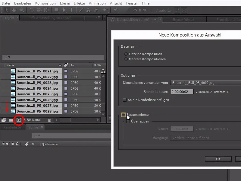 Tipps und Tricks zur Animation in After Effects: Ebenenreihenfolge umkehren