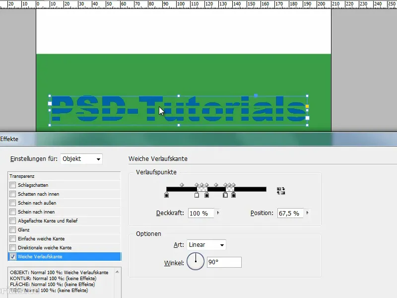 Tipps &amp; Tricks zu Adobe InDesign: Coole Effekte durch die weiche Verlaufskante