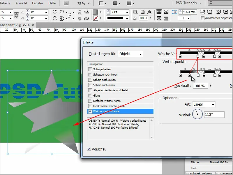 Tipps &amp; Tricks zu Adobe InDesign: Coole Effekte durch die weiche Verlaufskante