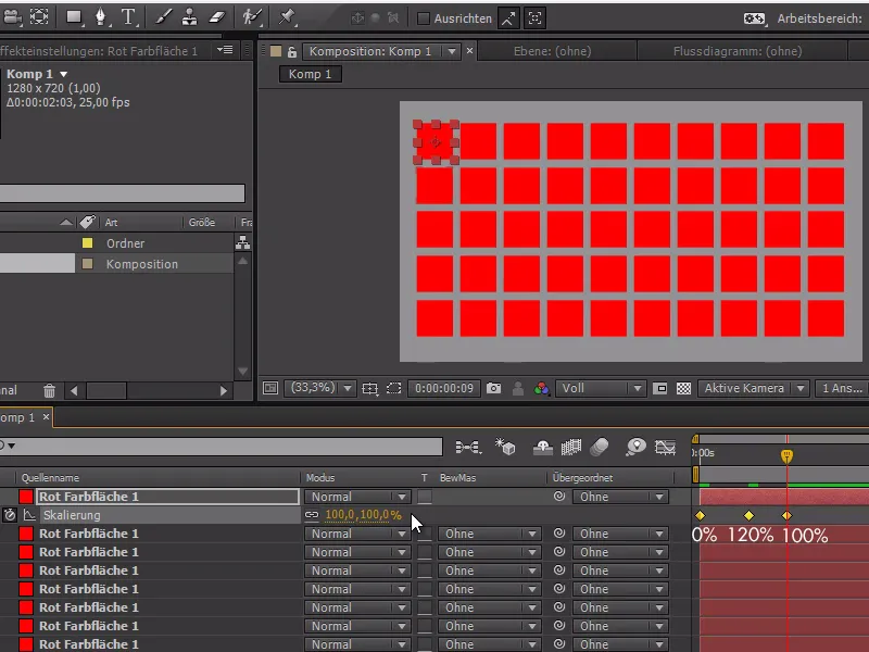 Tipps und Tricks zur Animation in After Effects: Animationen zeitlich staffeln