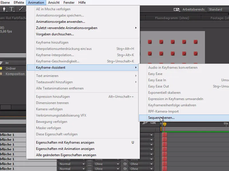 Tipps und Tricks zur Animation in After Effects: Animationen zeitlich staffeln