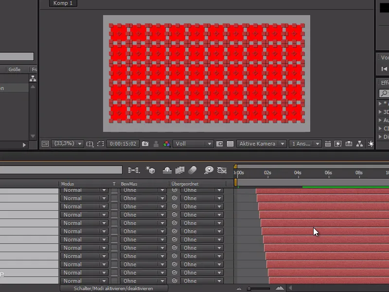 Tipps und Tricks zur Animation in After Effects: Animationen zeitlich staffeln