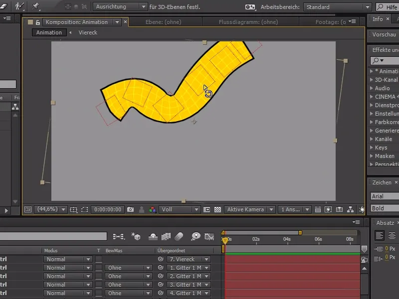 Tipps und Tricks zur Animation in After Effects: Puppet Tool mit Drehungen