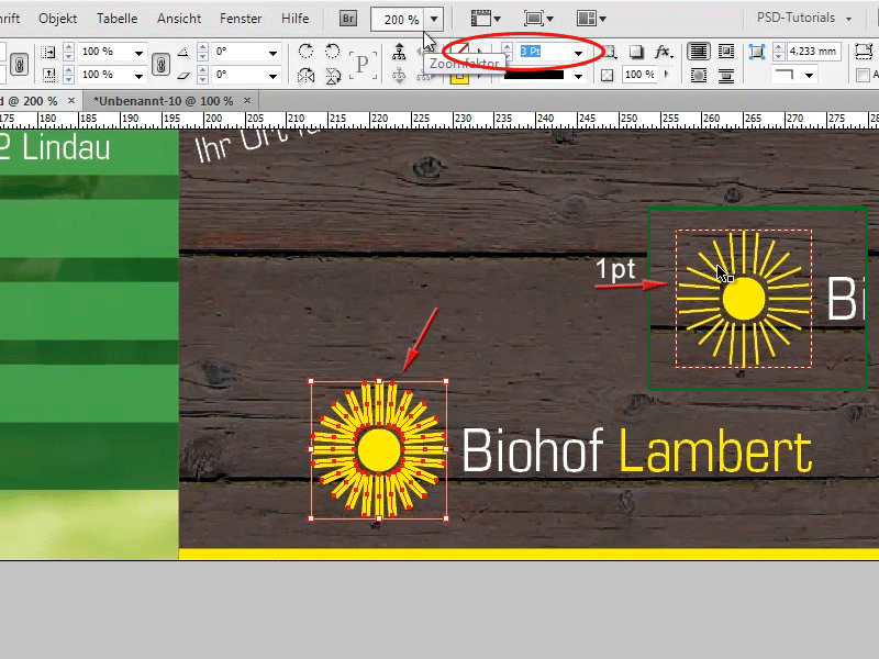 Sfaturi și trucuri pentru Adobe InDesign: Crearea efectului de raze de soare prin copiere inteligentă