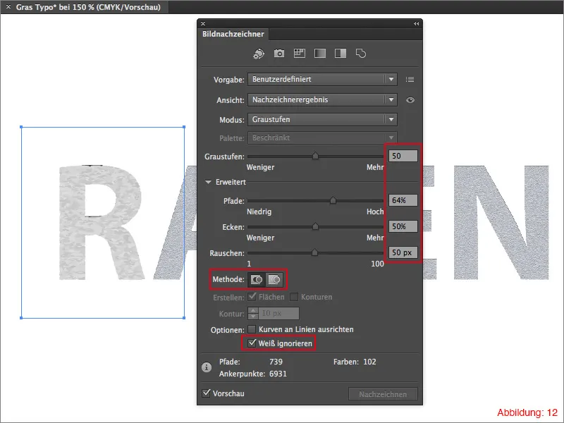 Crearea tipografiei de iarbă - Adobe Illustrator