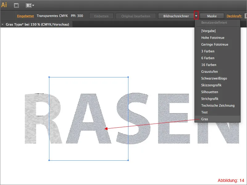 Creare tipografie din iarbă - Adobe Illustrator