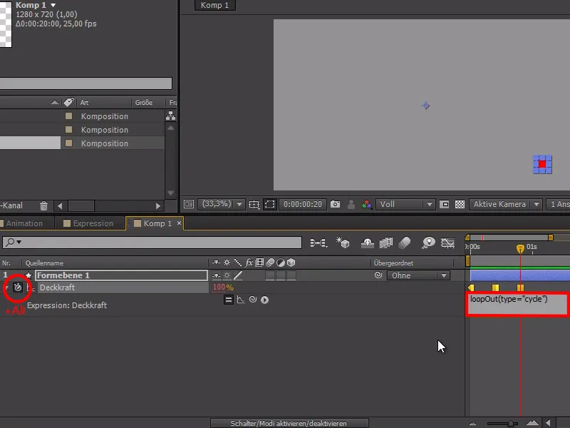 Tipps und Tricks zur Animation in After Effects: Animationen loopen