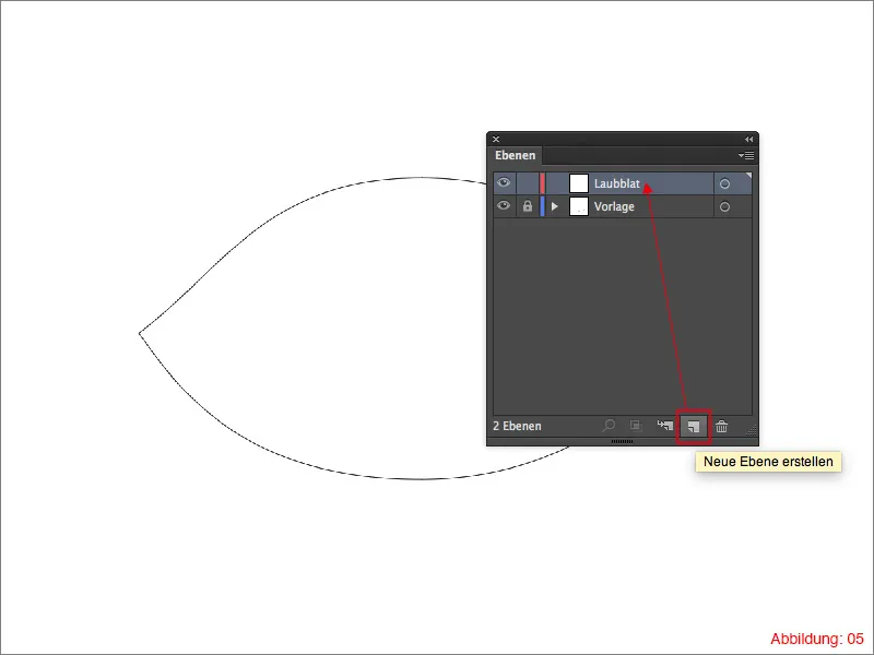 Laubblatt erstellen - Adobe Illustrator