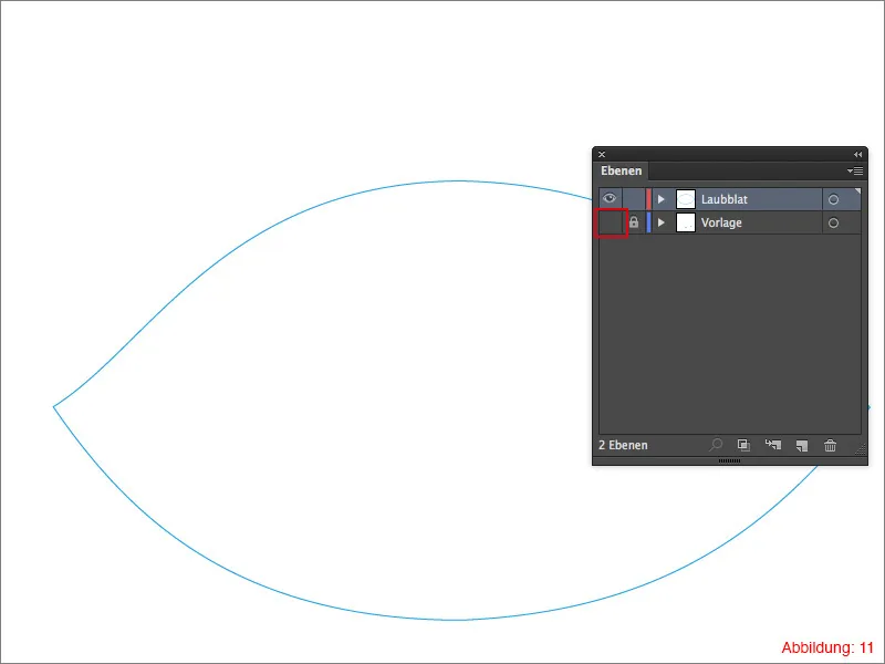 Laubblatt erstellen - Adobe Illustrator