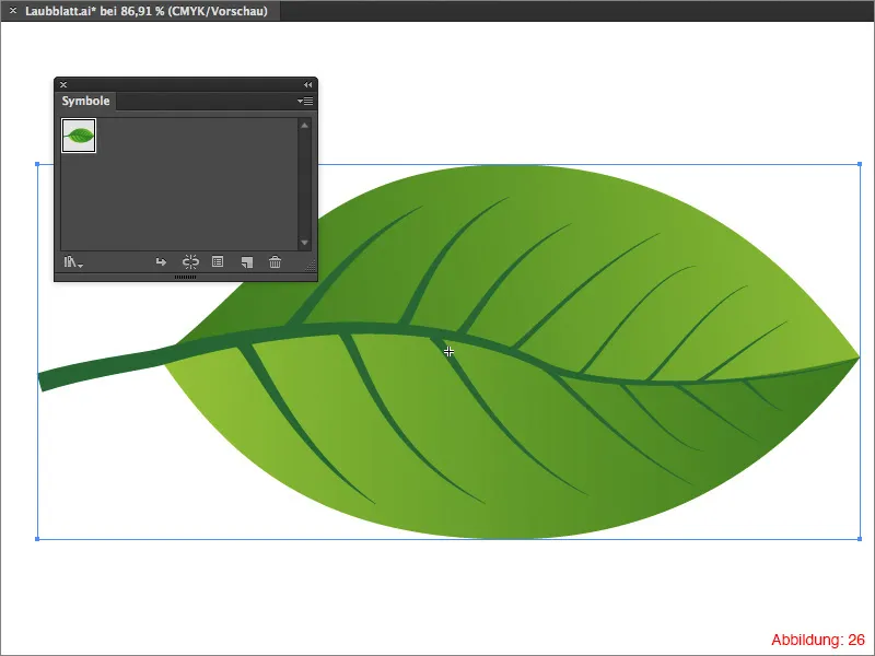 Laubblatt erstellen - Adobe Illustrator