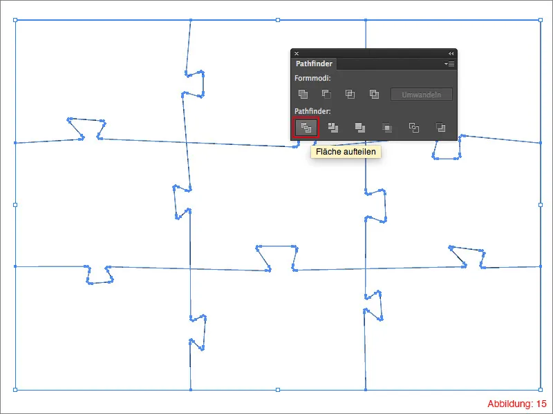 Puzzle erstellen - Adobe Illustrator