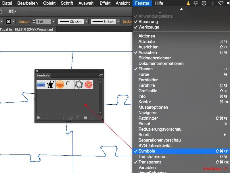 Puzzle erstellen - Adobe Illustrator