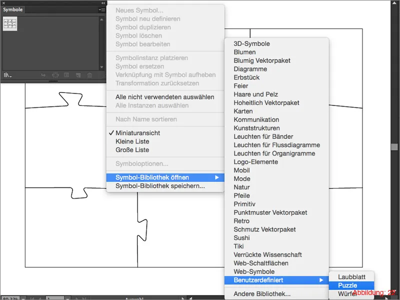 Puzzle erstellen - Adobe Illustrator