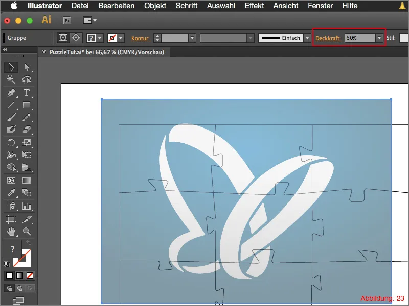 Puzzle erstellen - Adobe Illustrator